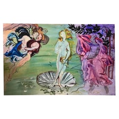 The Birth of Venus Printed on Canvas in the Style of Raoul Dufy