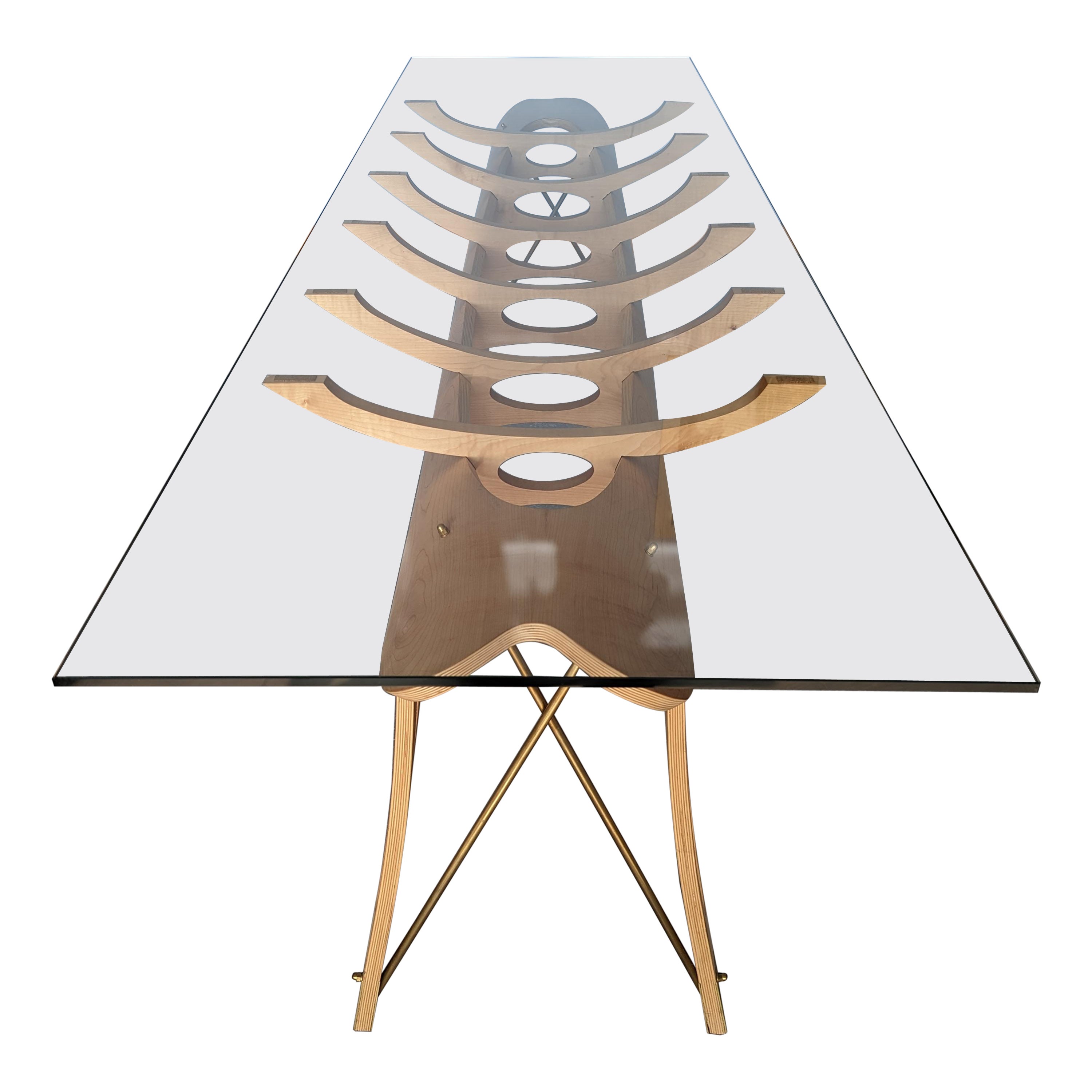 Italian "Dining Table" Designed by Carlo Mollino Limited Handcraft Reproduction