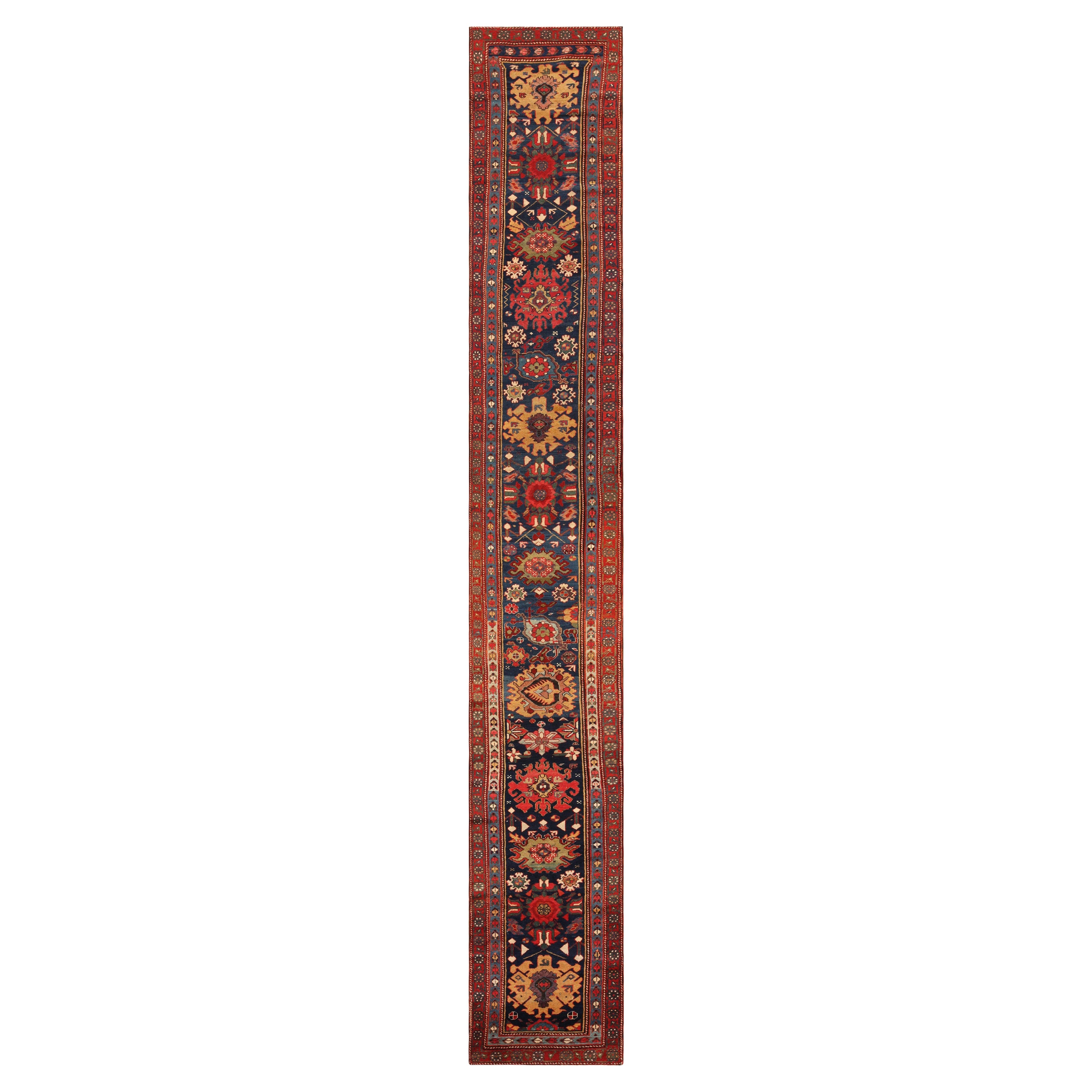 Antique North West Persian Runner. 2 ft 7 in x 18 ft