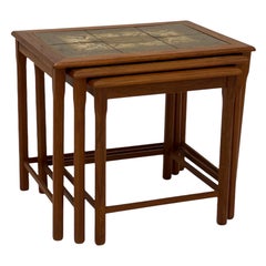 Retro Mid-Century Modern Nesting Tables, UK Import