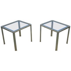 1980's Mid-Century Modern Italian Brass End Tables