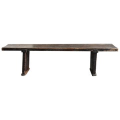 Antique Wooden Low Table with Japanese Taste / 1868-1912 / Meiji / Wabi-Sabi