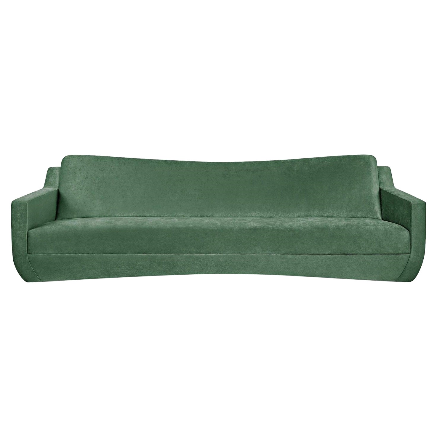 Contemporary Sculptural Sofa with Discreet Seaming