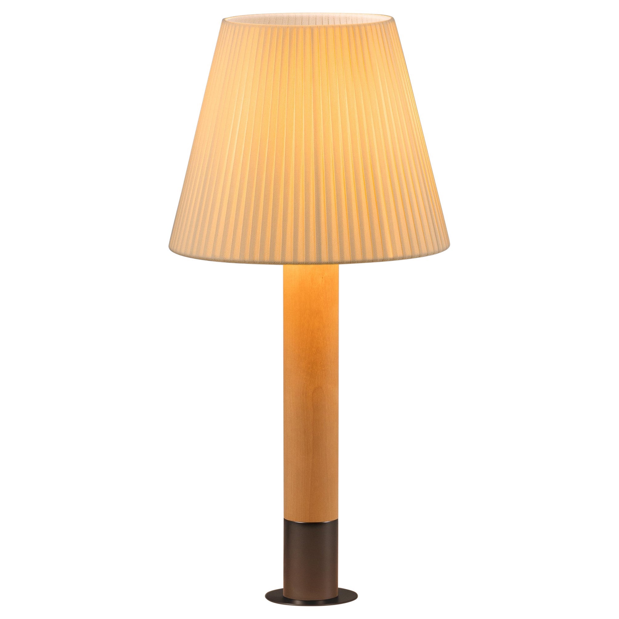 Bronze and Natural Básica M1 Table Lamp by Santiago Roqueta, Santa & Cole For Sale