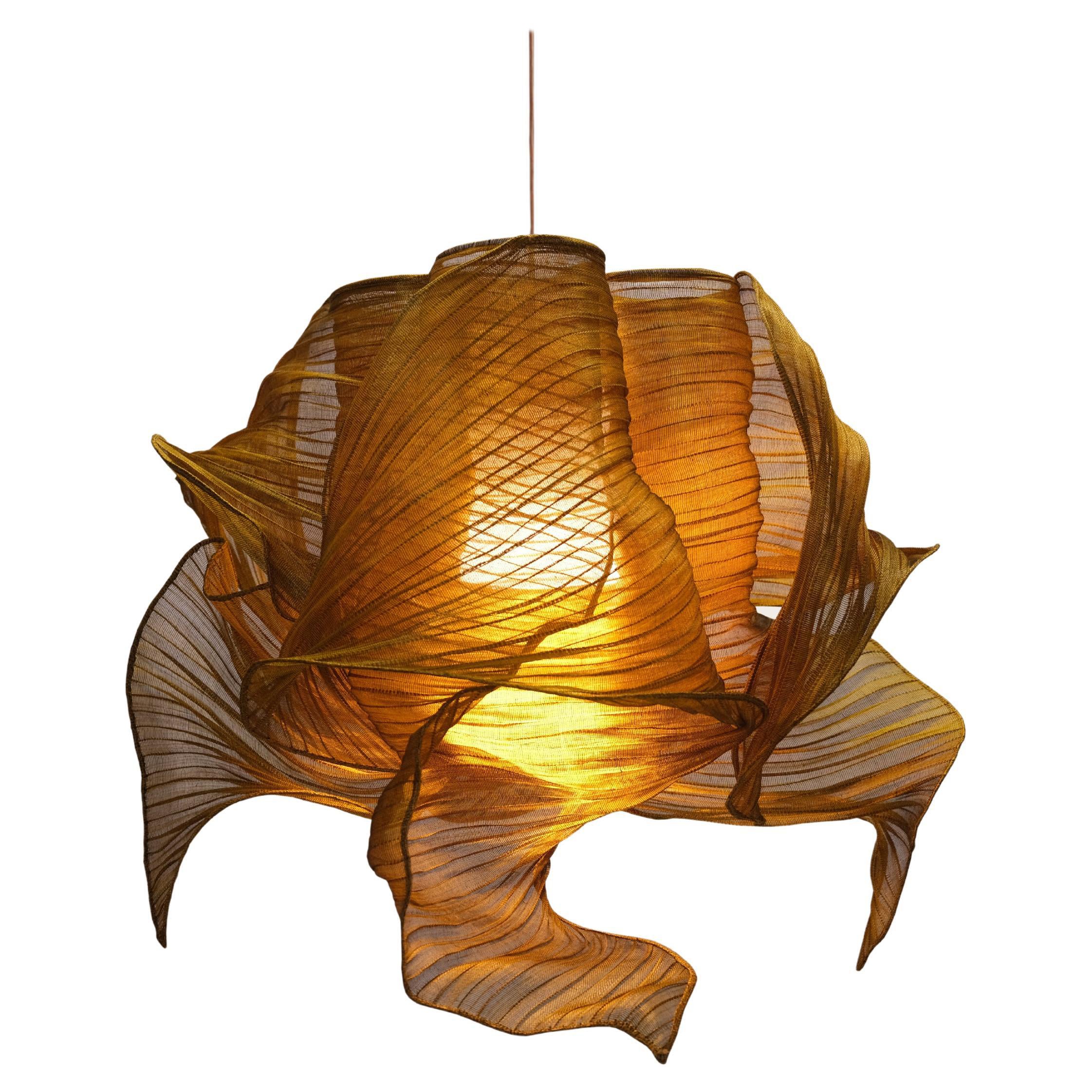Honey Nebula Pendant Lamp by Mirei Monticelli For Sale
