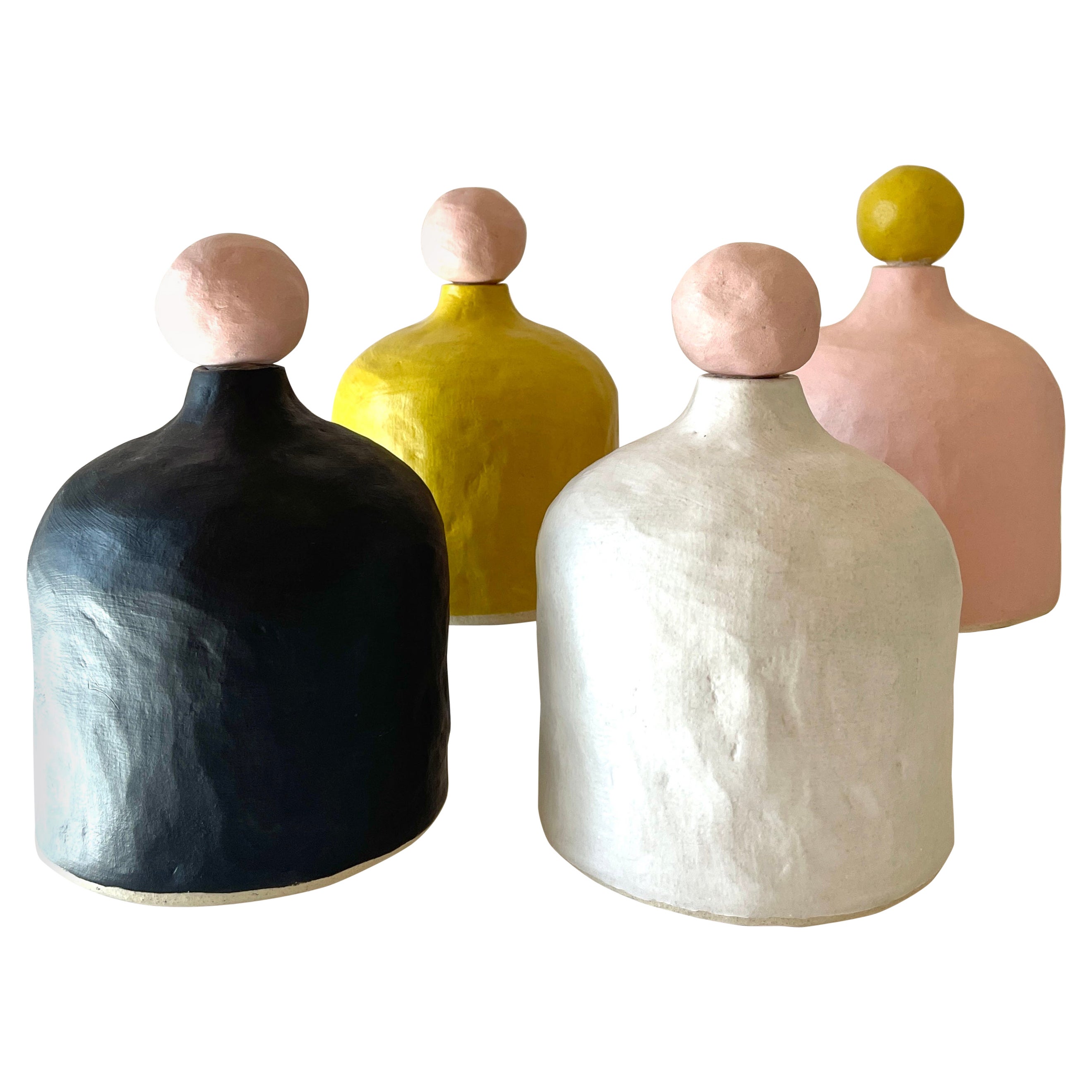 Set of 4 Annie Vases by Meg Morrison