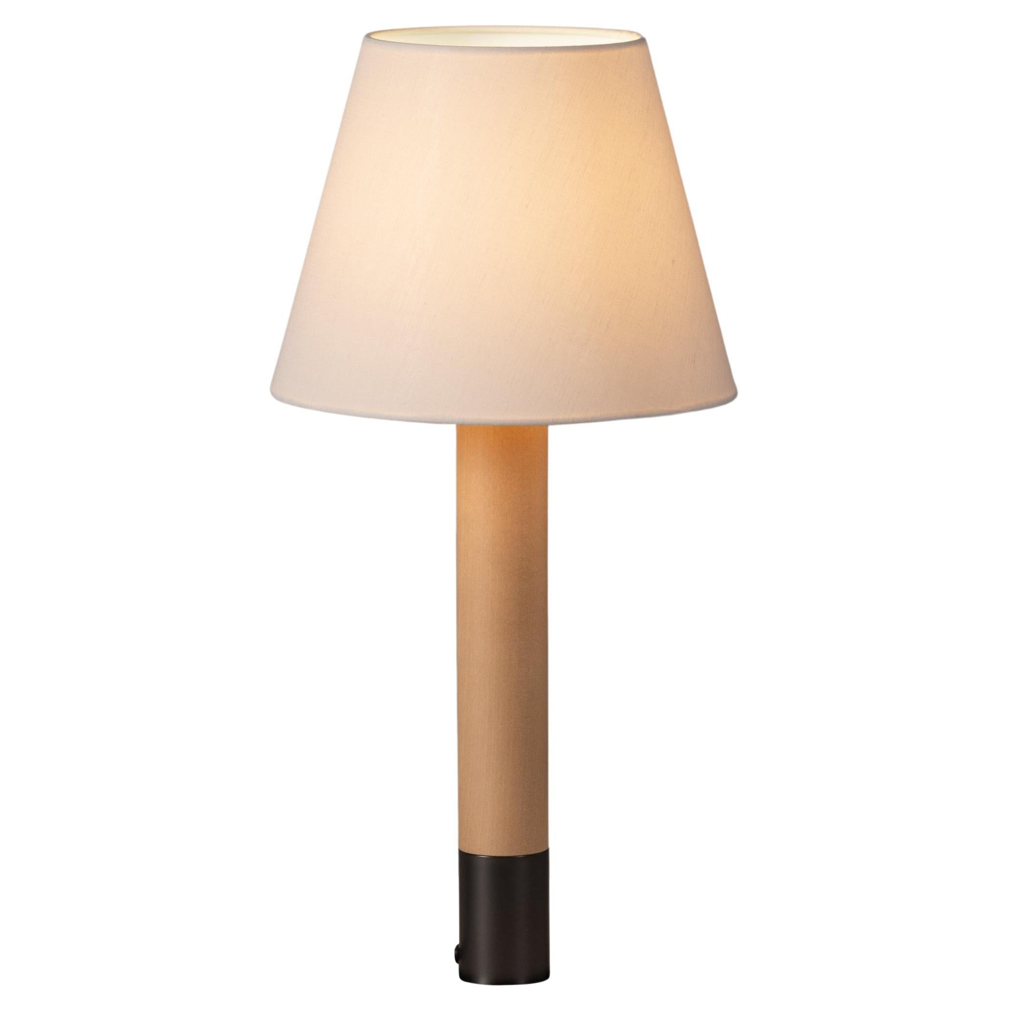 Bronze and White Básica M1 Table Lamp by Santiago Roqueta, Santa & Cole For Sale