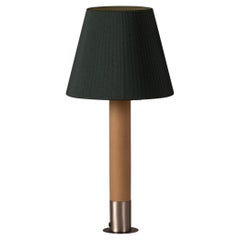 Nickel and Green Básica M1 Table Lamp by Santiago Roqueta, Santa & Cole