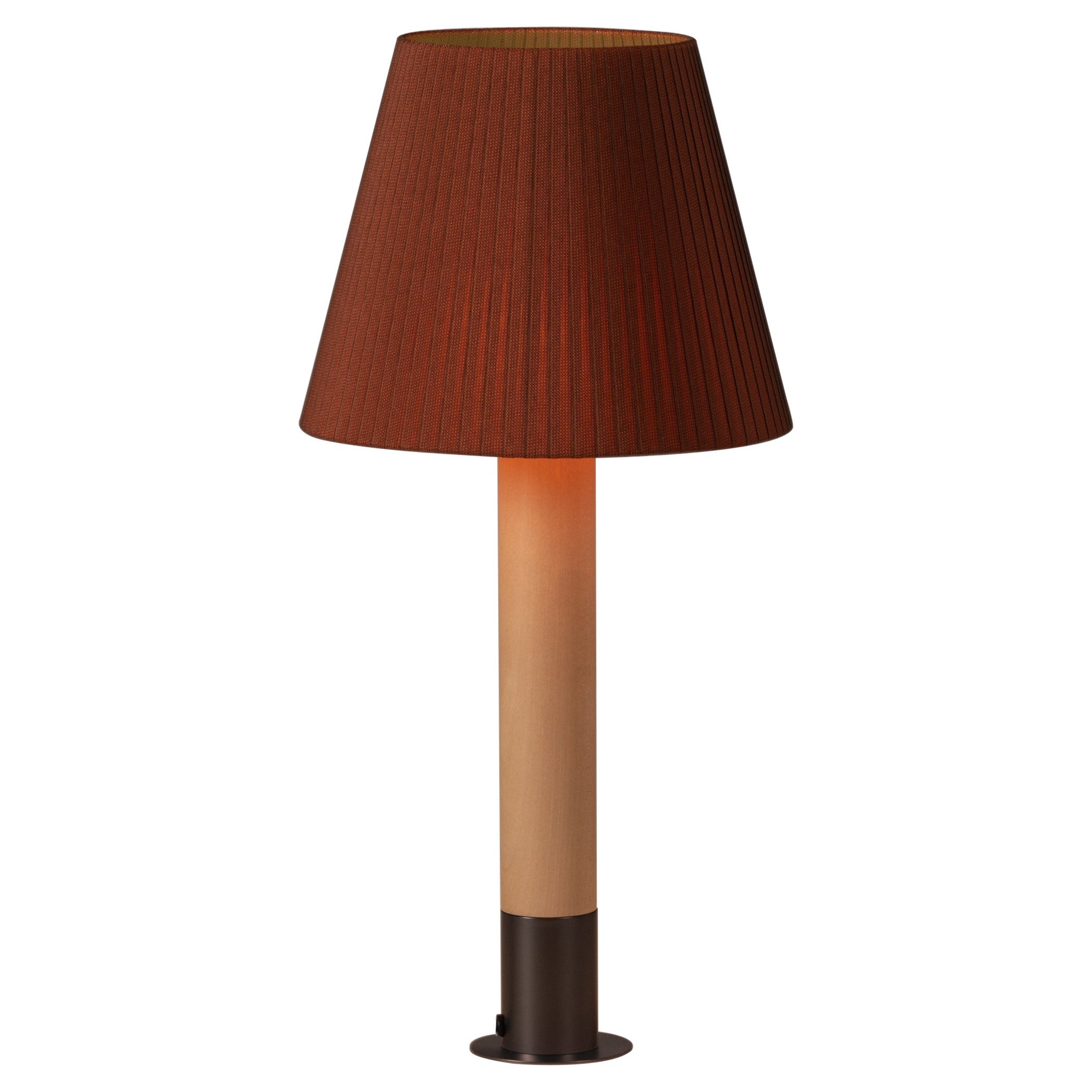 Bronze and Terracotta Básica M1 Table Lamp by Santiago Roqueta, Santa & Cole For Sale