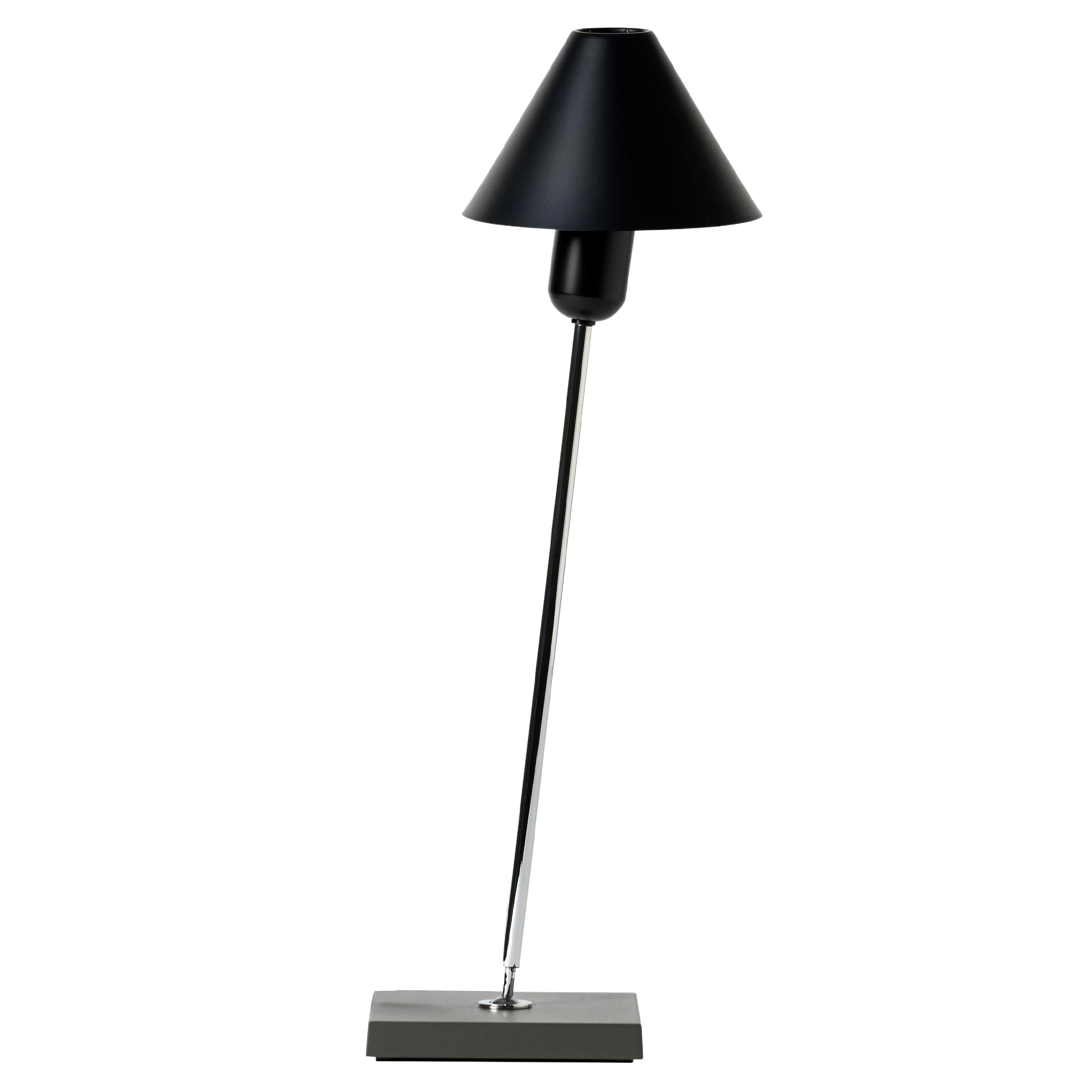 Lámpara de mesa Gira negra de J.M. Massana, J.M. Tremoleda, Mariano Ferrer