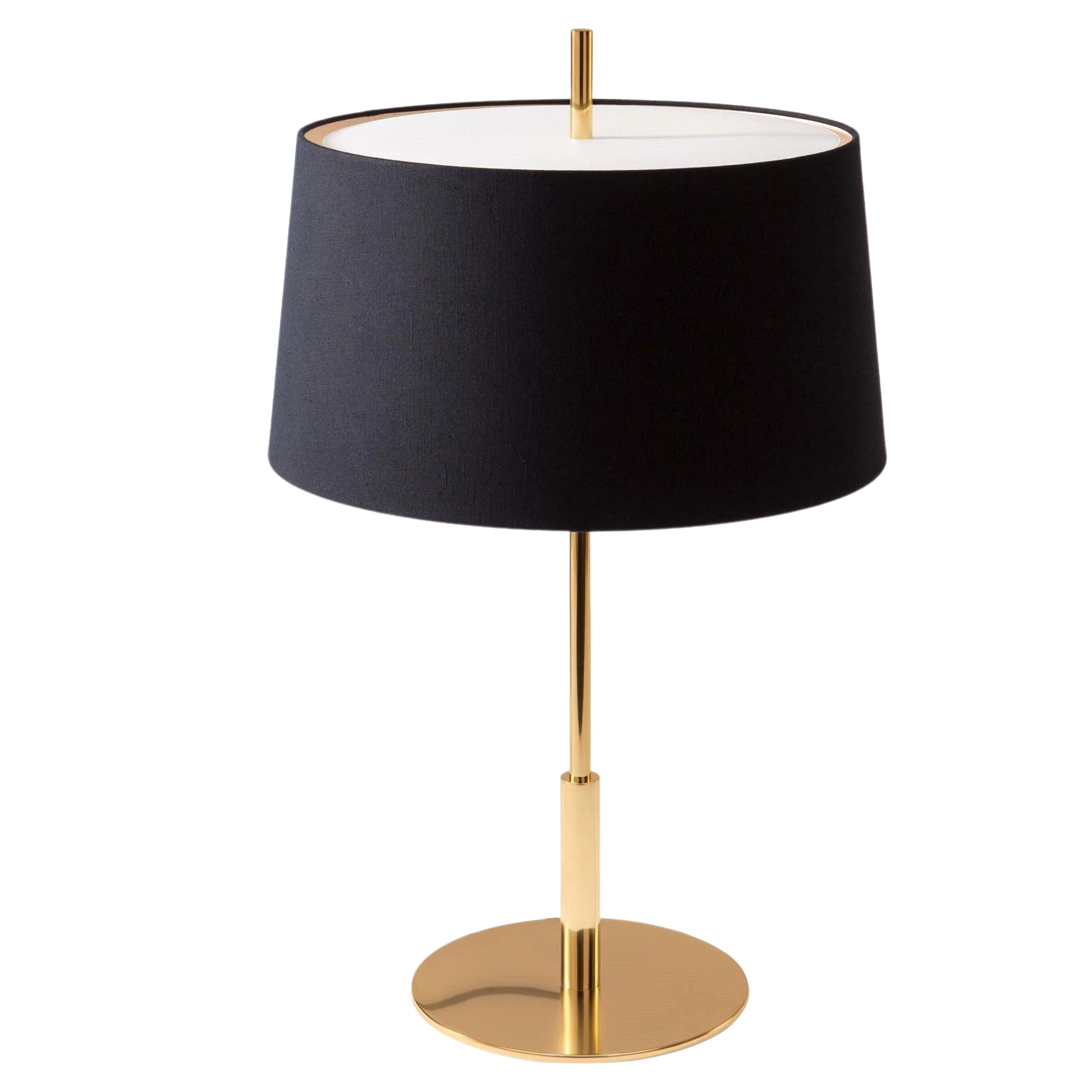 Gold Diana Menor Table Lamp by Federico Correa, Alfonso Milá, Miguel Milá For Sale