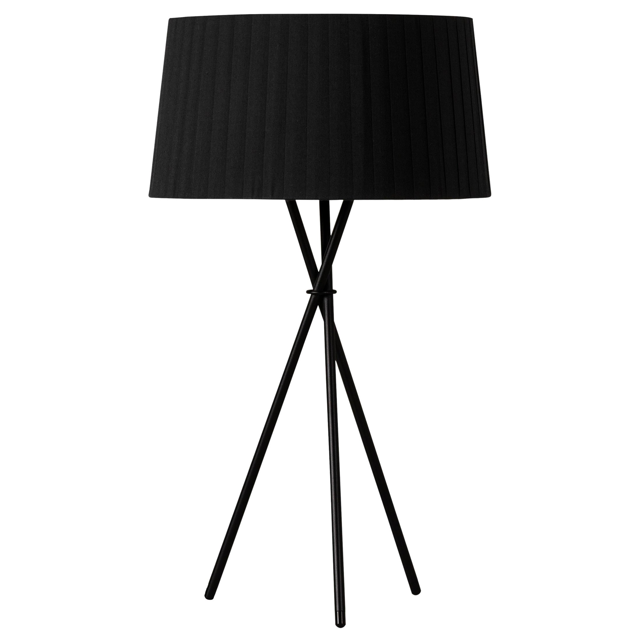 Lampe de table Trípode G6 noire de Santa & Cole