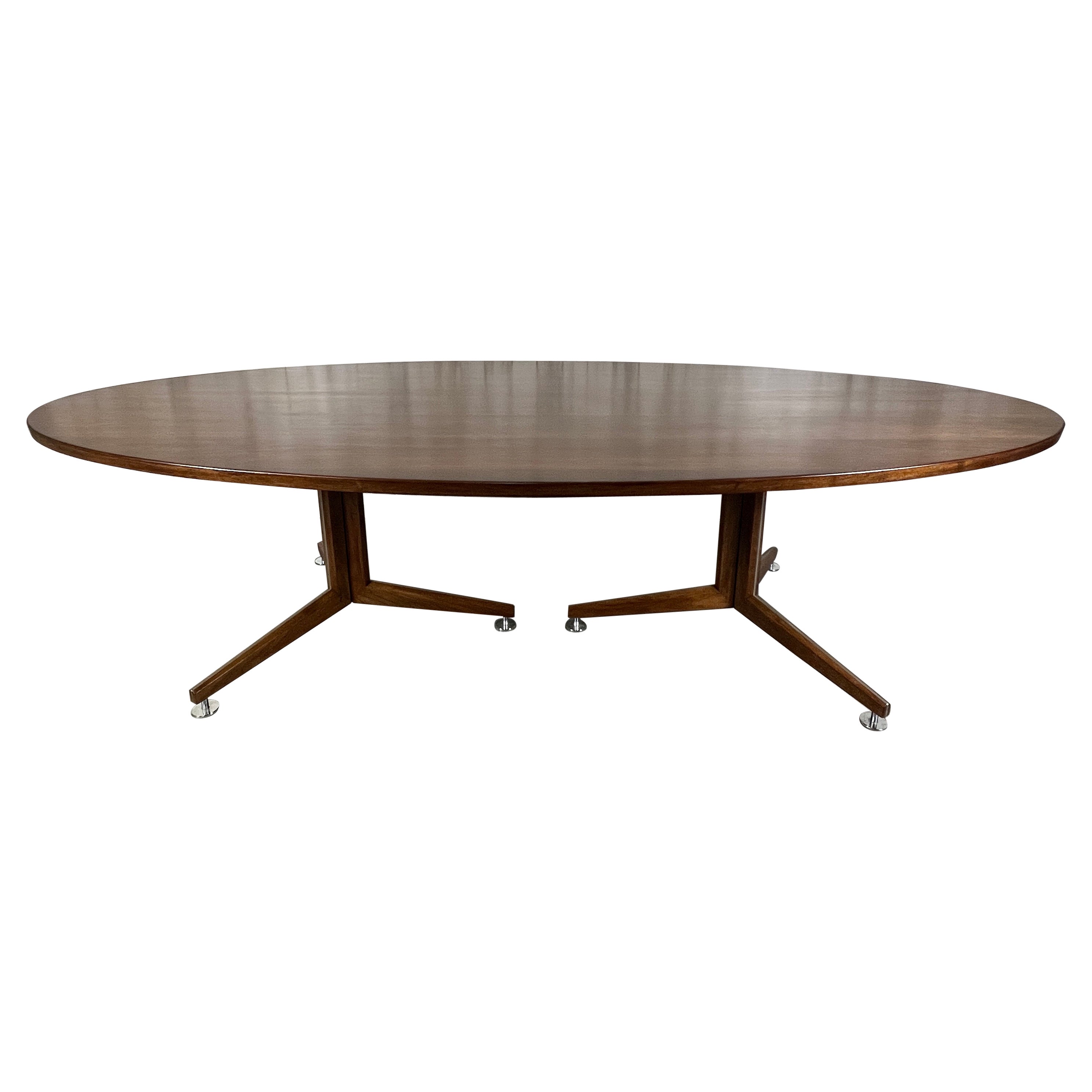 Edward Wormley for Dunbar Elliptical Conference / Dining Table For Sale