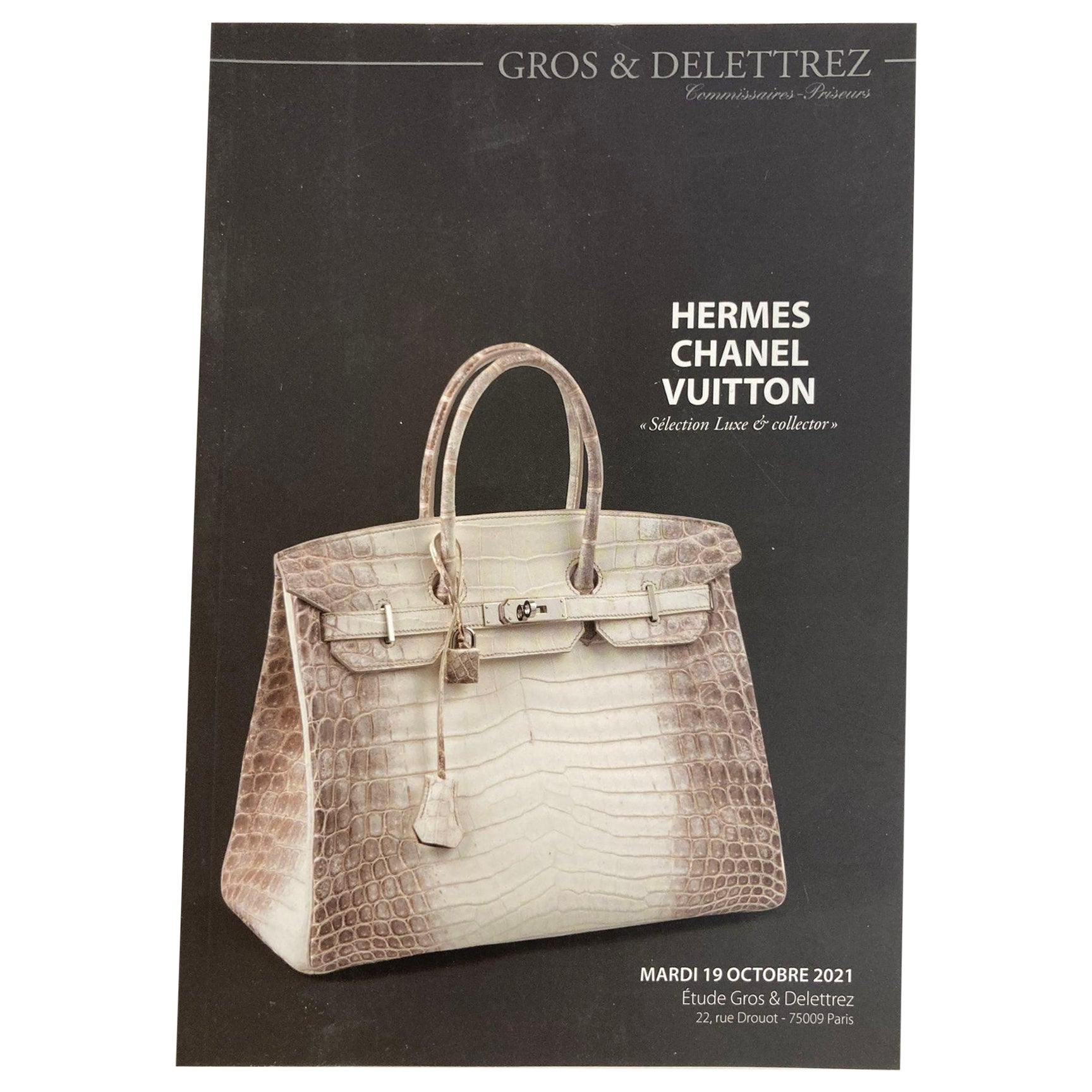 Hermès - Catalogue de vente aux enchères Luxe de Chanel Vuitton 2021 par Gros, Delettrez en vente