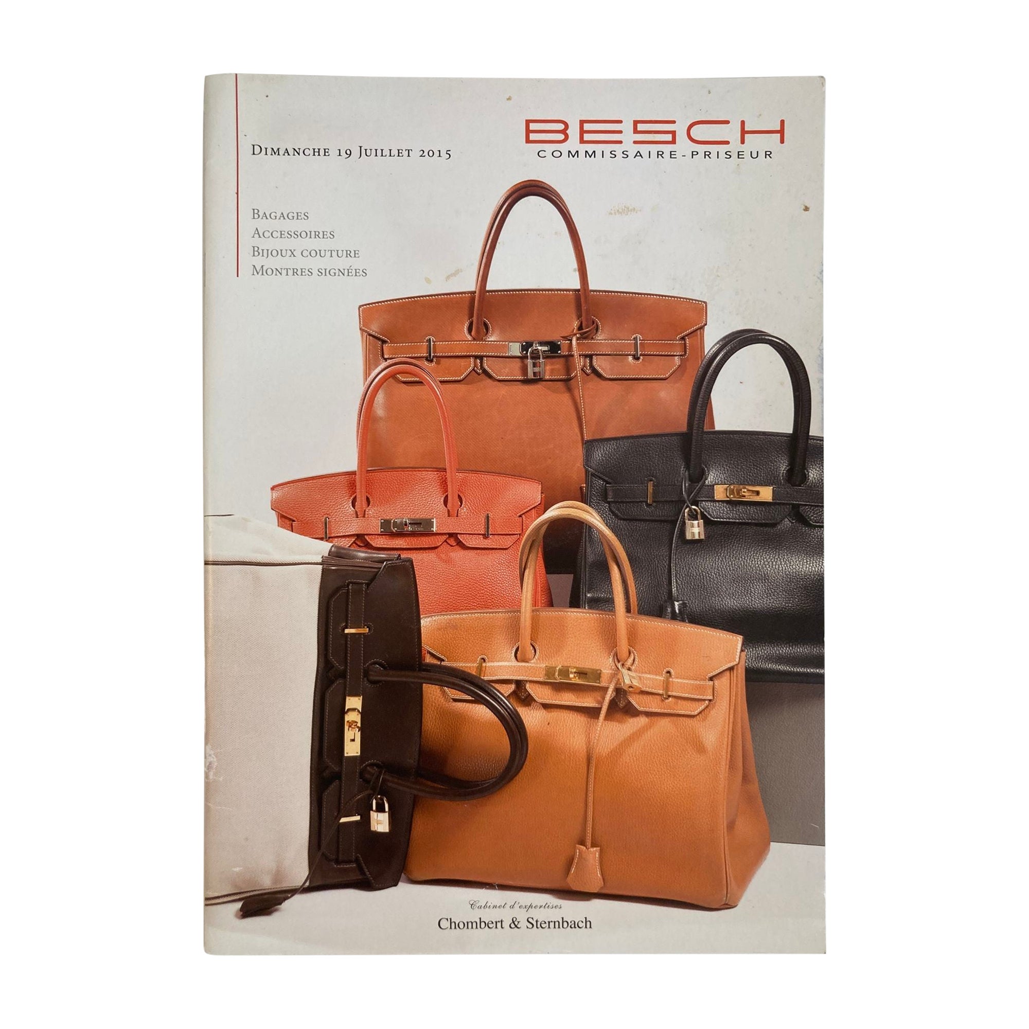 Haute Couture Luxury Leather Goods by Besch Cannes Auction Catalog, France, 2015 For Sale