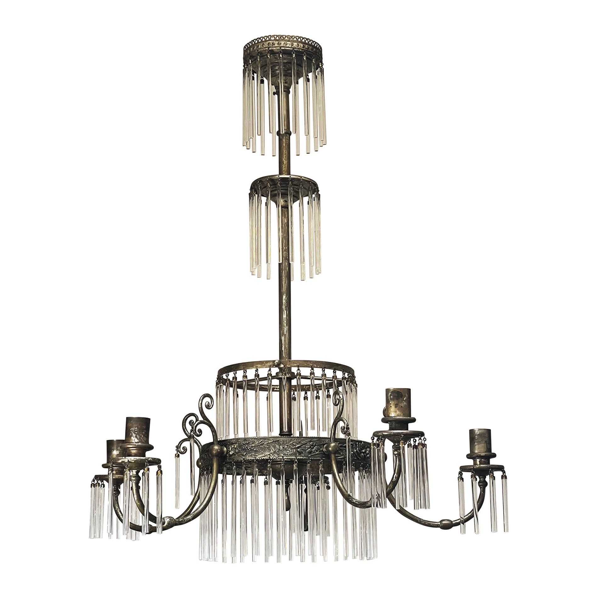 Vintage Craftsman Chandelier For Sale at 1stDibs