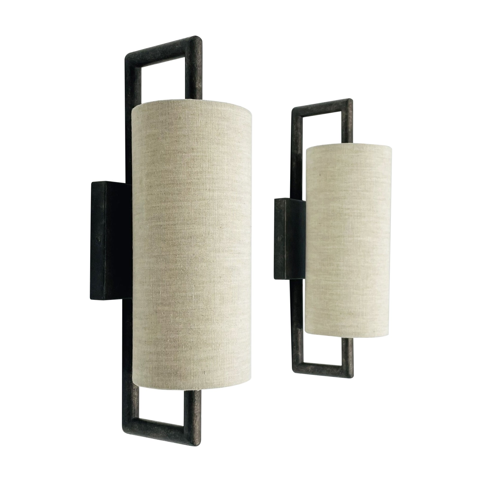 Pair of Lille Wall Lights/Sconces by Porta Romana