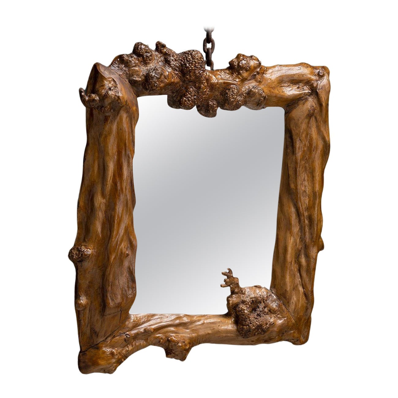 Primitive Mirror, France, circa 1950 For Sale