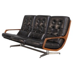 60s Eugen Smidt Three Seater Sofa for Soloform