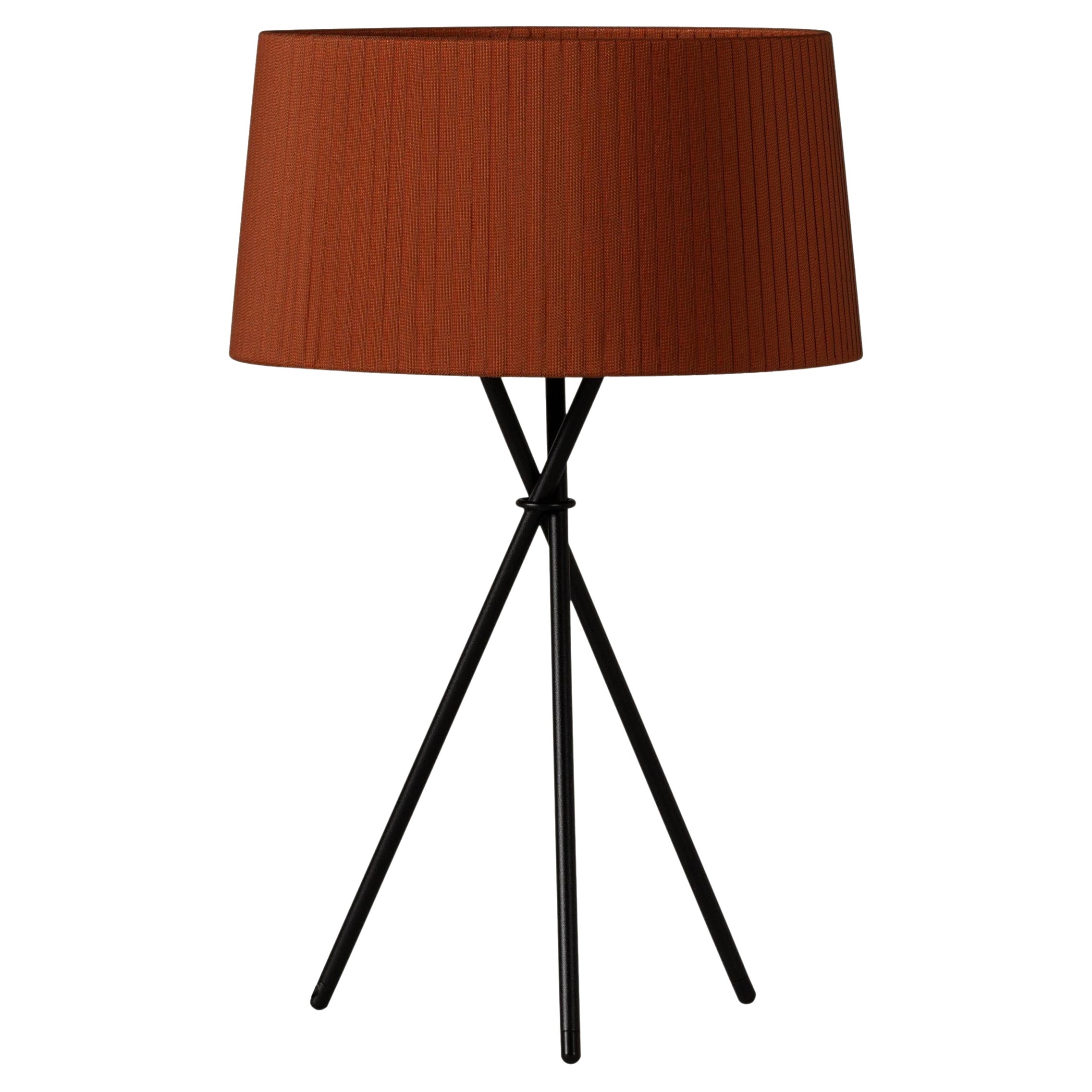 Terracotta Trípode M3 Table Lamp by Santa & Cole For Sale