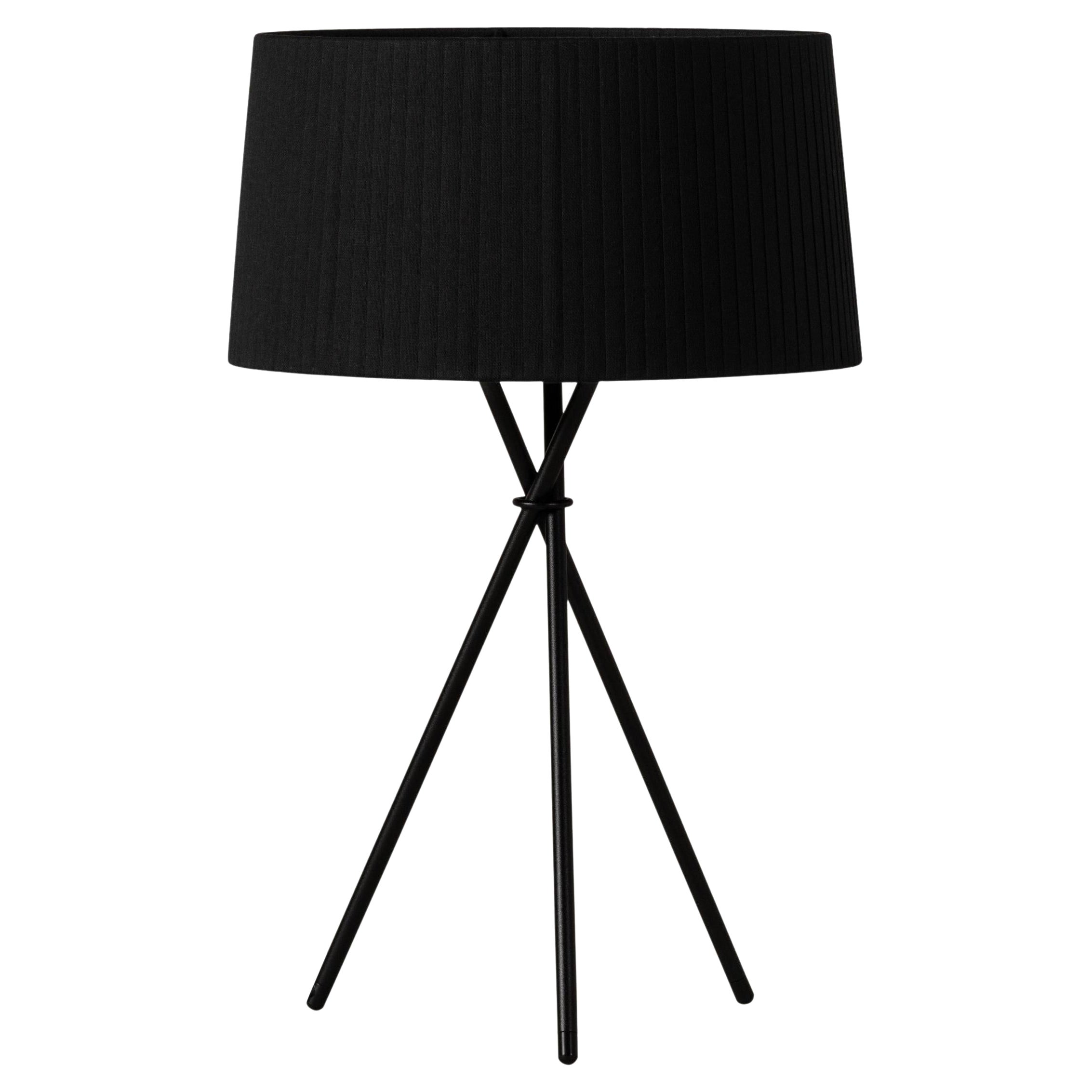 Black Trípode M3 Table Lamp by Santa & Cole For Sale