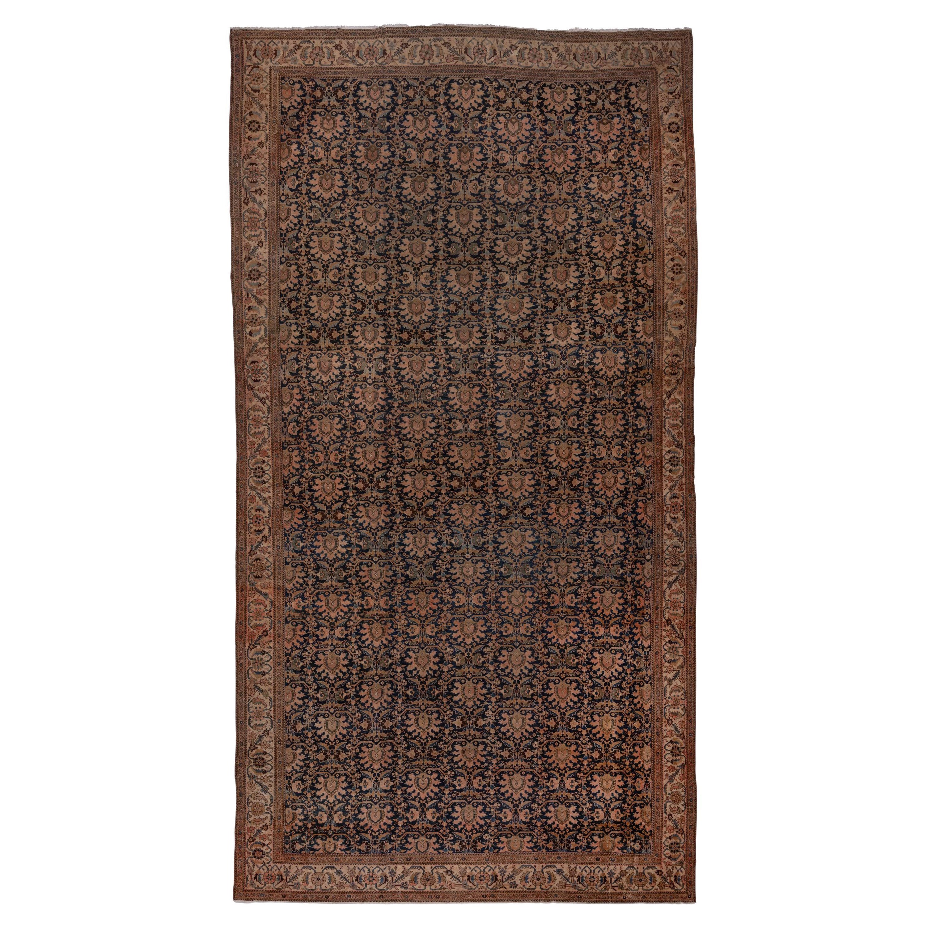 Antique Persian Malayer Mansion Gallery Carpet, circa 1910s For Sale