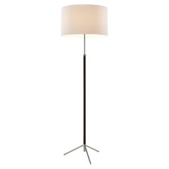 Lampadaire Pie De Salón G2 blanc et chrome de Jaume Sans