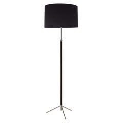 Lampadaire Pie de Salón G2 noir et chrome par Jaume Sans