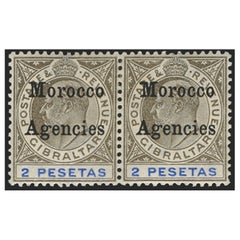 Morocco Agencies 1903-1905 Black and Blue, SG23b