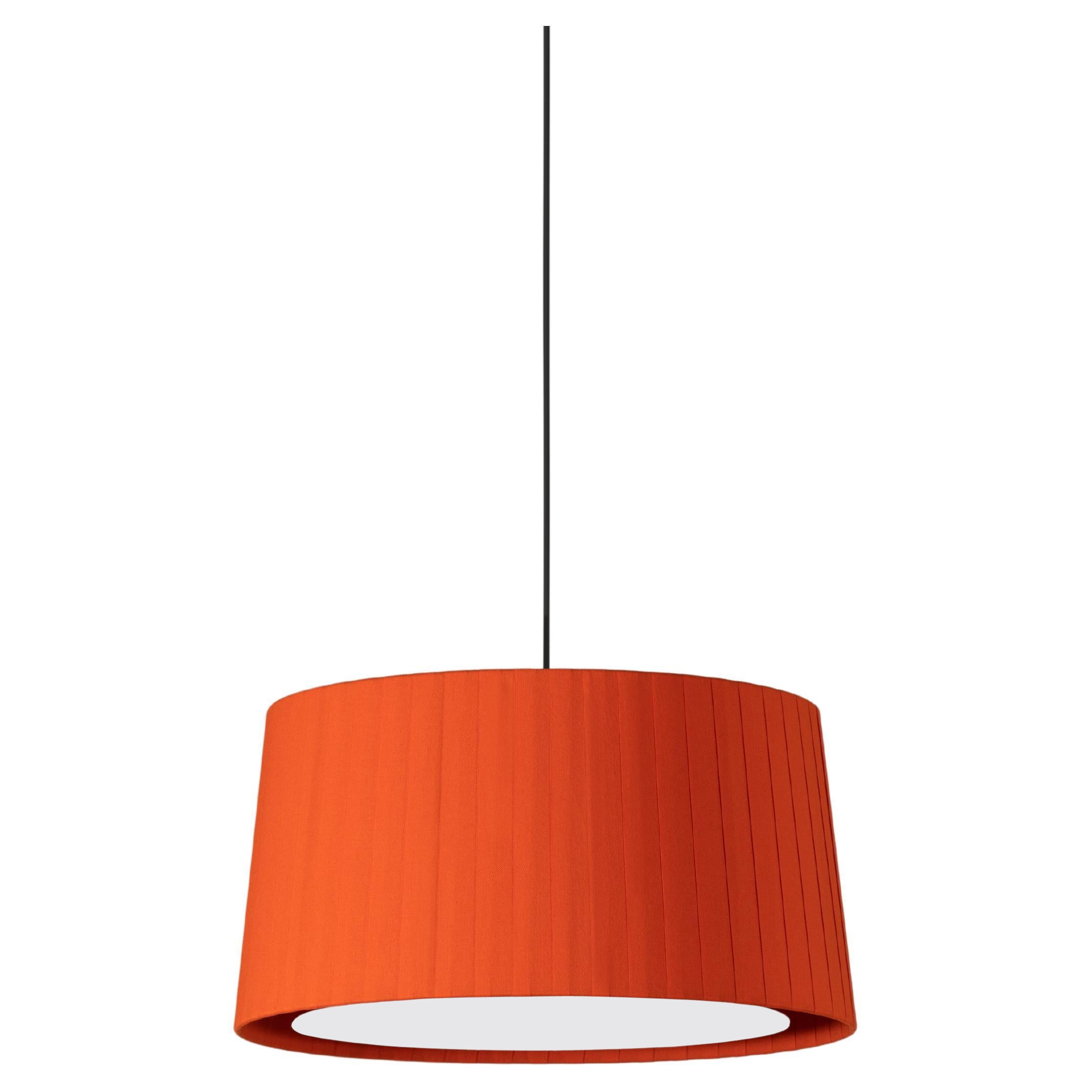 Red Gt6 Pendant Lamp by Santa & Cole For Sale