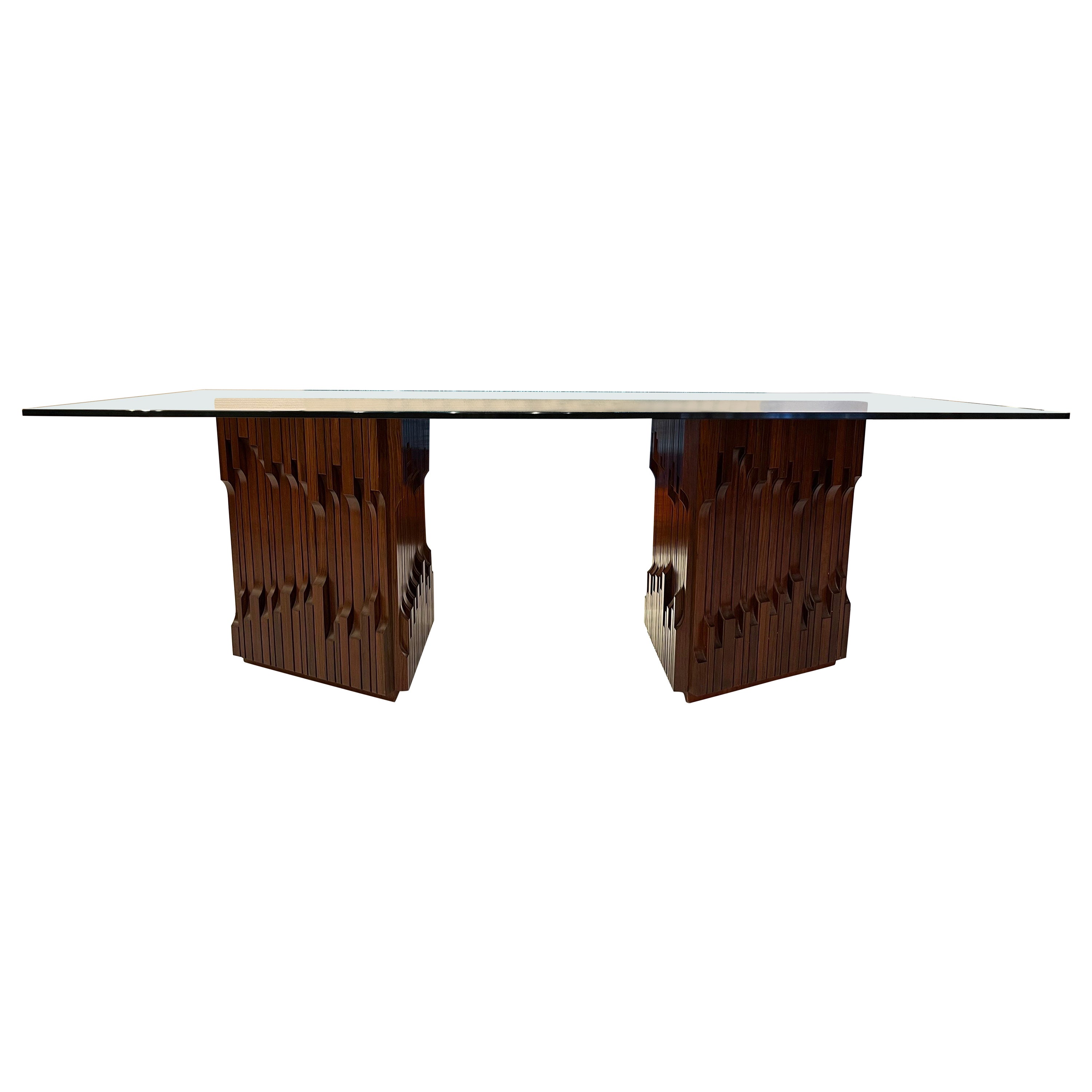Graphic Table by Luciano Frigerio, 1970s, Italy For Sale