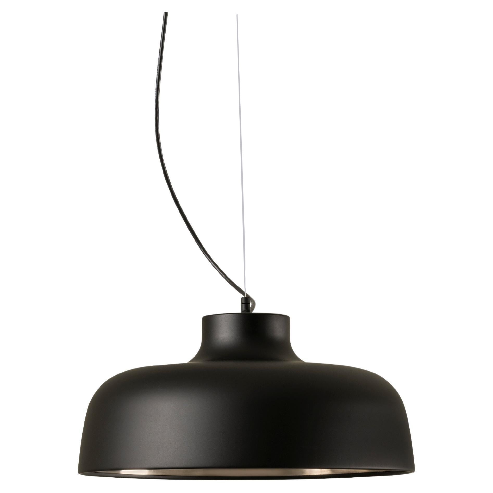 Black M68 Pendant Lamp by Miguel Milá For Sale