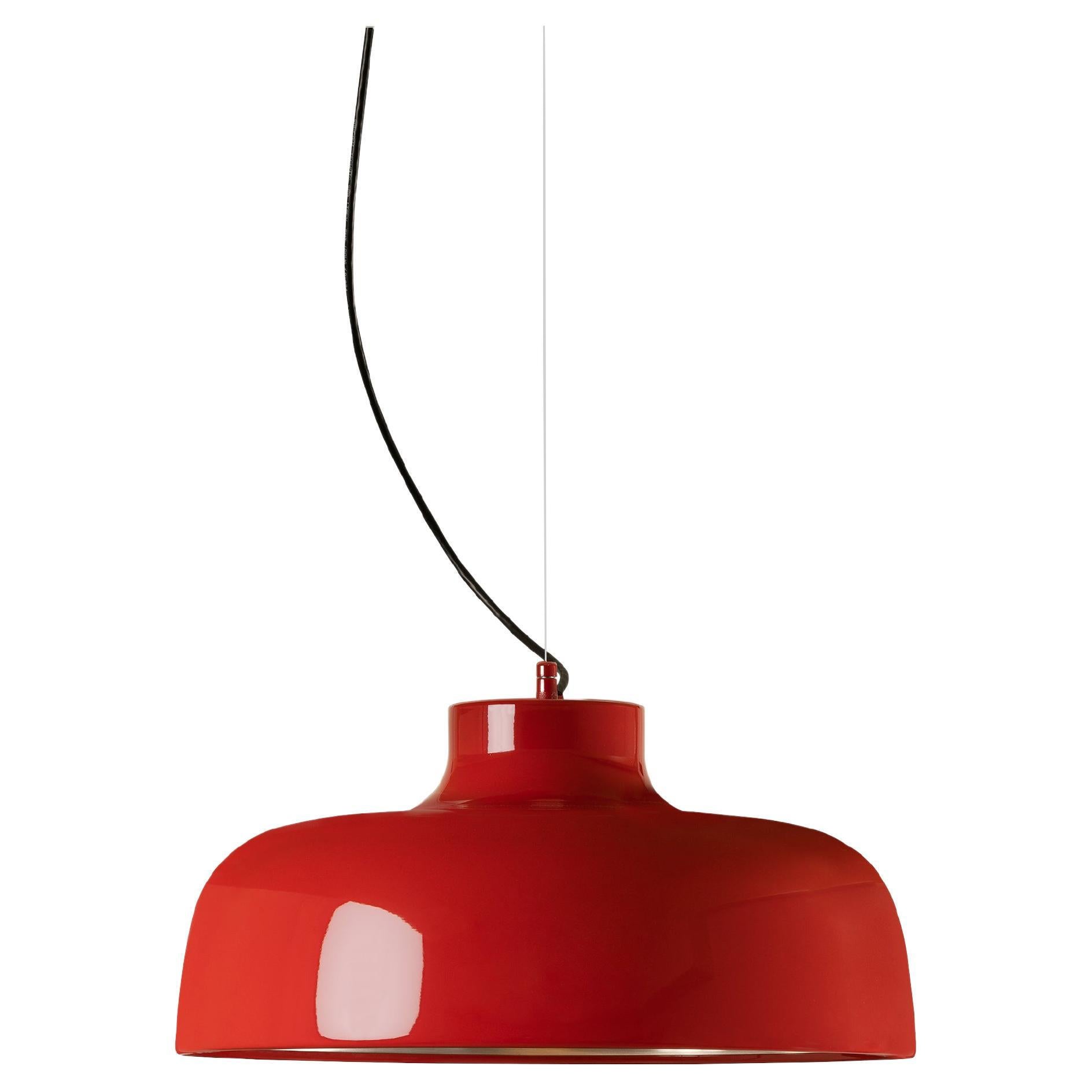 Red M68 Pendant Lamp by Miguel Mila