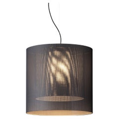 Grey Moaré Lm Pendant Lamp by Antoni Arola