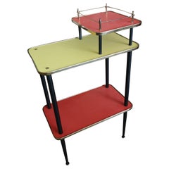 1950s Console Table in Coloured Formica