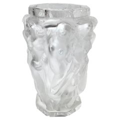 Rene Lalique Bacchantes Vase, Dancing Nudes 1930s