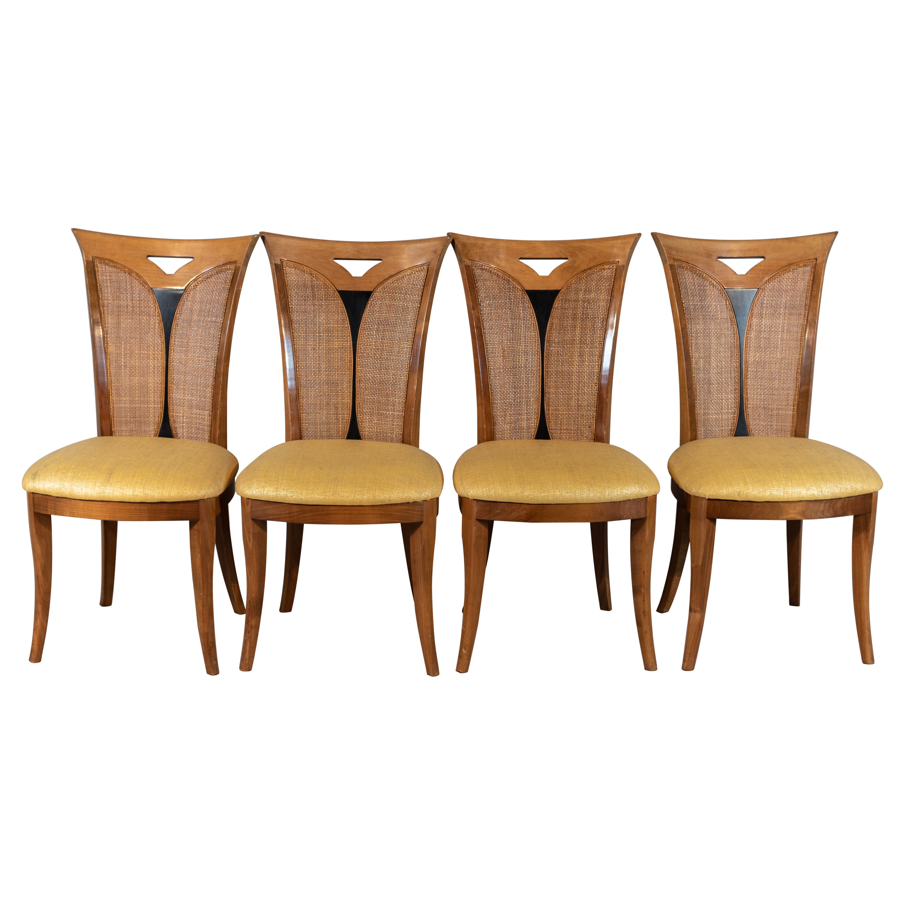 Set of  French Art Deco Style Dinning Chairs