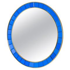 Specchio da parete rotondo in Cristal Arte Modernista