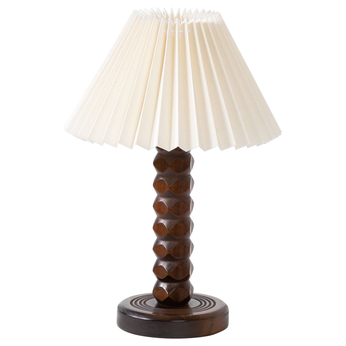 Lampe de table française du milieu du siècle dans le style de Charles Dudouyt  