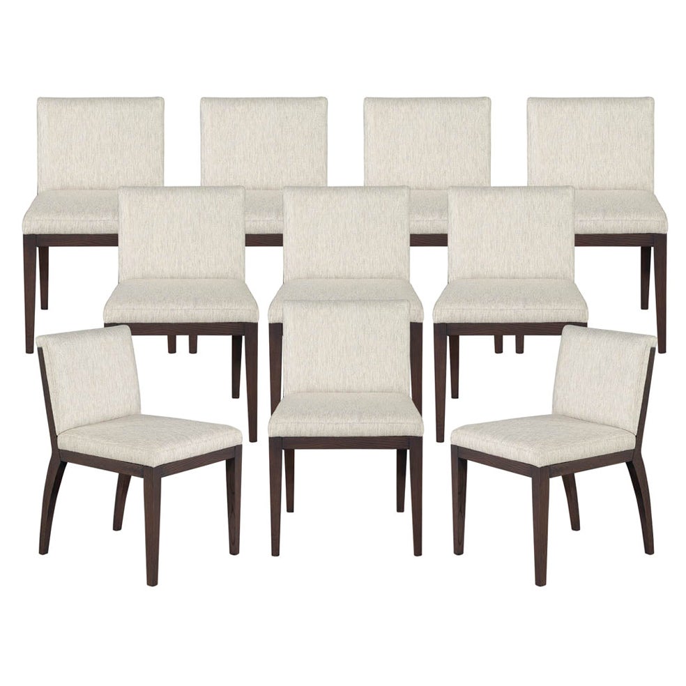 Set of 10 Carrocel Custom Verona Dining Chairs For Sale