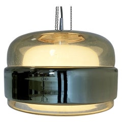 Vintage Glass Philips Pendant Light, 1960s