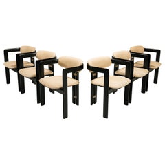 Used Set of Six “Pamplona” Dining Chairs by Augusto Savini for Pozzi, Italy, 1965