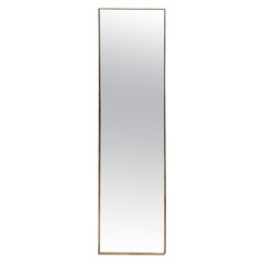Full Length Brass Mirror, Italy, 1950s