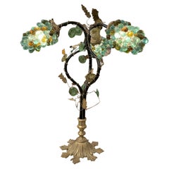 Atemberaubende Murano-Tischlampe, 1950er-1960er Jahre