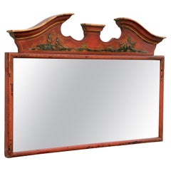 19th Century Chinoiserie Overmantel Mirror