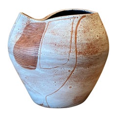 Keramikvase von Mado Jolain, Frankreich, 1960er Jahre