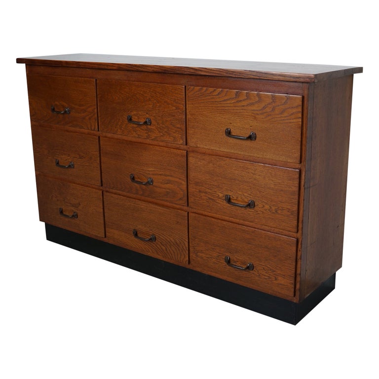 Dutch Oak Apothecary / Shop / Sideboard, 1930s For Sale