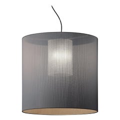 Grey Moaré L Pendant Lamp by Antoni Arola