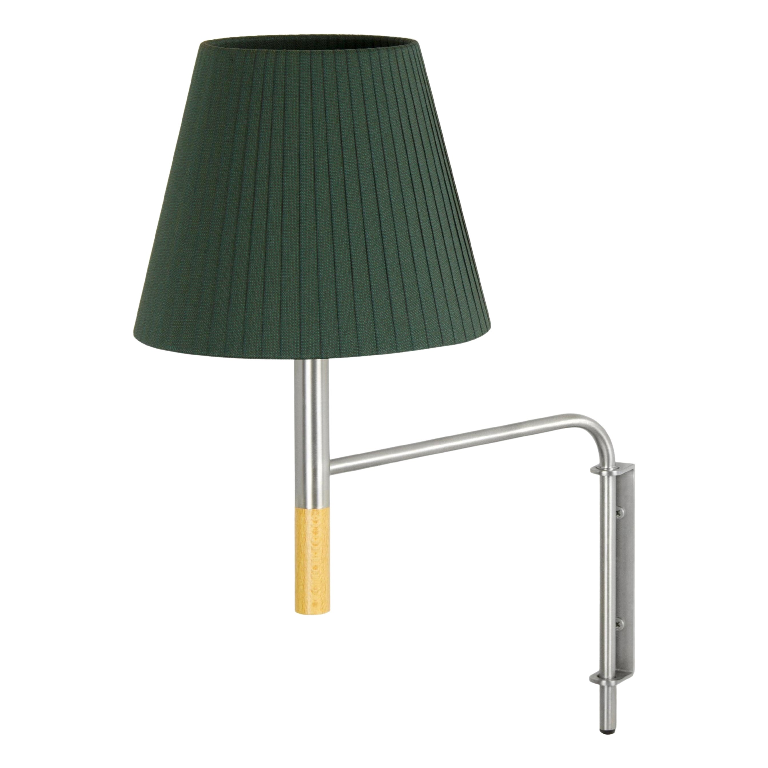 Green BC1 Wall Lamp by Santa & Cole For Sale