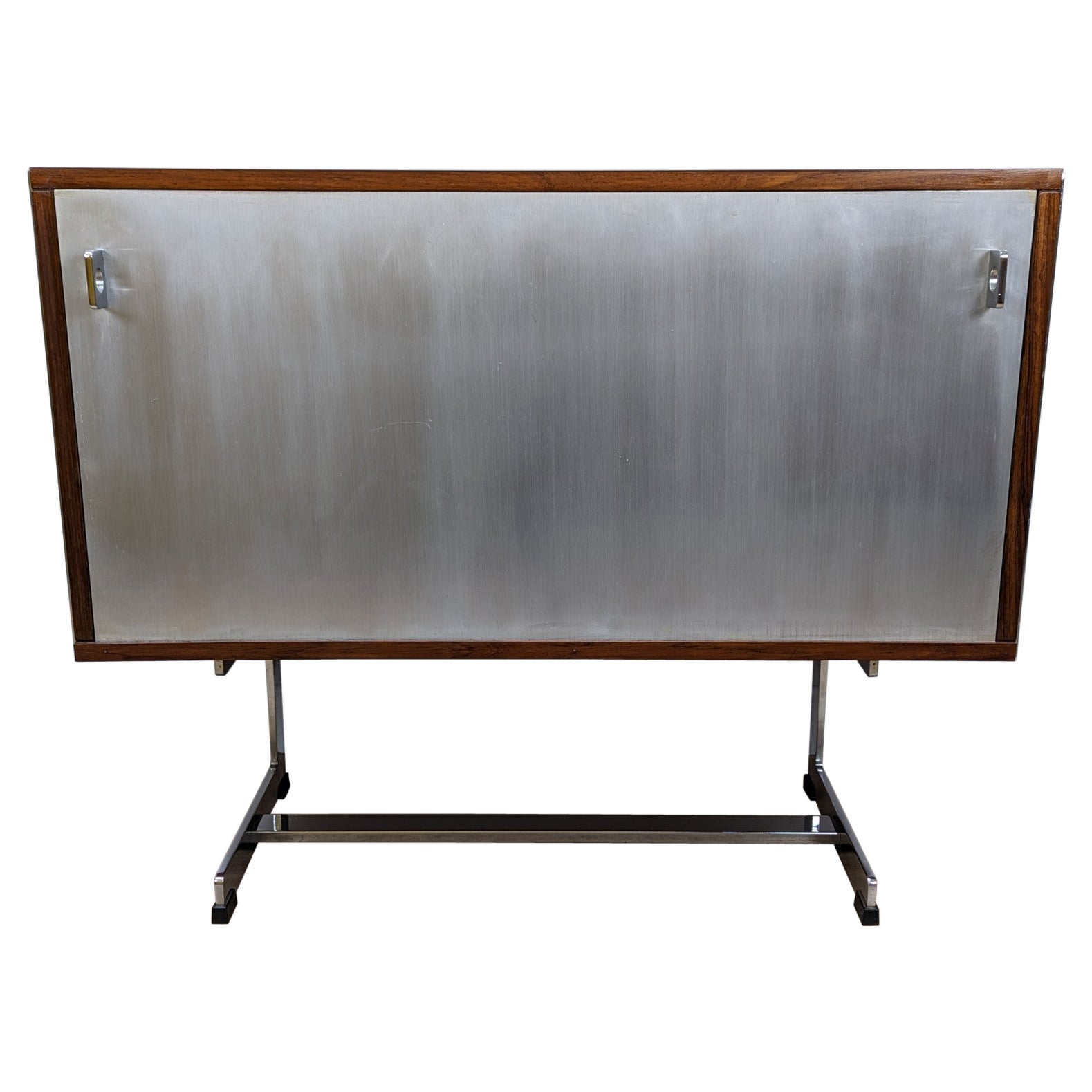 Merrow Associates Rosewood Credenza / Sideboard with Aluminium Front
